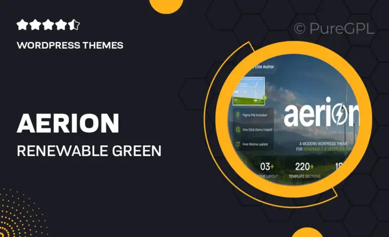 aerion renewable green energy wordpress theme