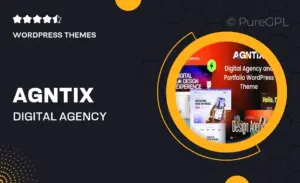 Agntix – Digital Agency & Creative Portfolio WordPress Theme