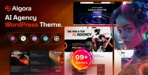 Aigora – AI Agency WordPress Theme