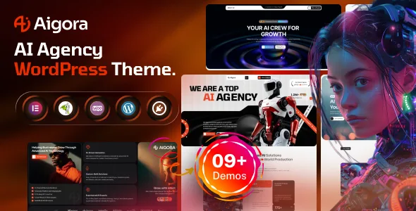 aigora ai agency wordpress theme 1