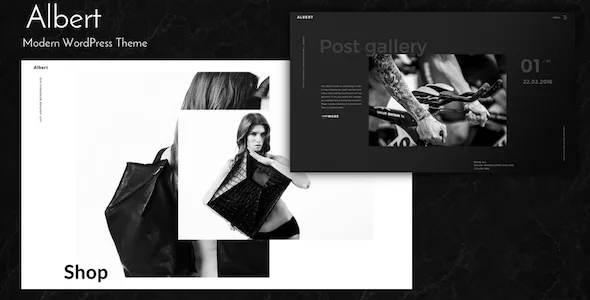 albert modern woocommerce theme 1