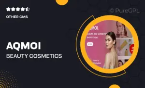 Aqmoi – Beauty & Cosmetics Shopify 2.0 Theme