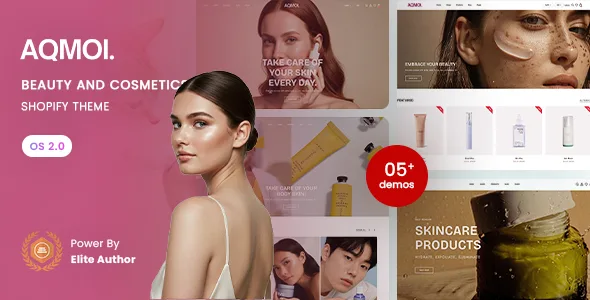 aqmoi beauty cosmetics shopify 20 theme