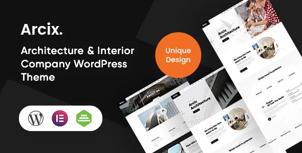 arcix architecture wordpress theme 1