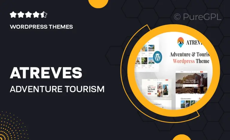 atreves adventure tourism wordpress theme