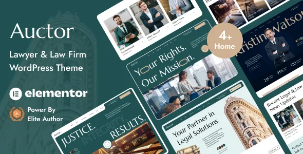 auctor lawyer attorney wordpress theme 1