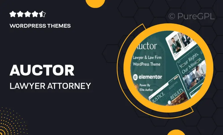 auctor lawyer attorney wordpress theme