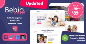 Bebio – Kindergarten & Baby Care WordPress Theme