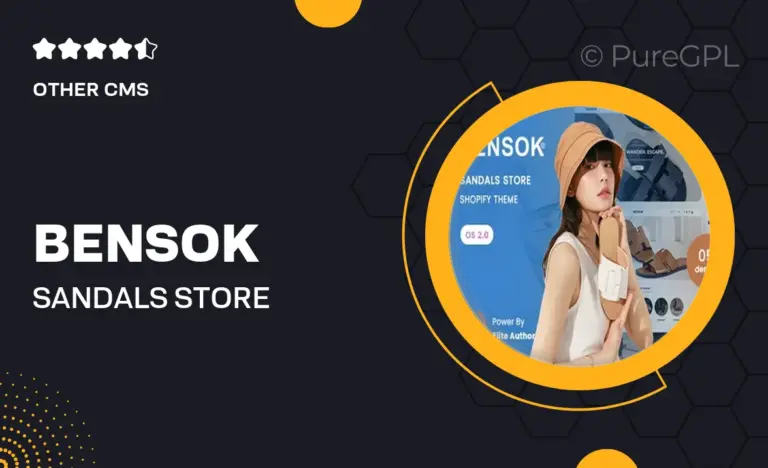 bensok sandals store shopify 2 0 theme