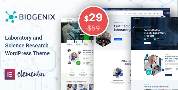 biogenix science research laboratory wp theme 1