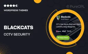 Blackcats – CCTV & Security WordPress Theme
