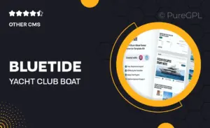 Bluetide – Yacht Club & Boat Rental Elementor Template Kit