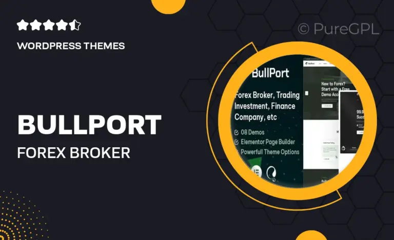bullport forex broker trading wordpress theme