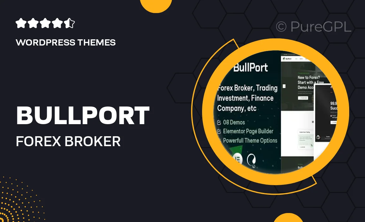 BullPort – Forex Broker & Trading WordPress Theme