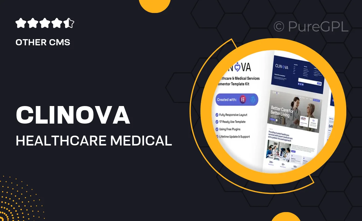 Clinova – Healthcare & Medical Services Elementor Template Kit