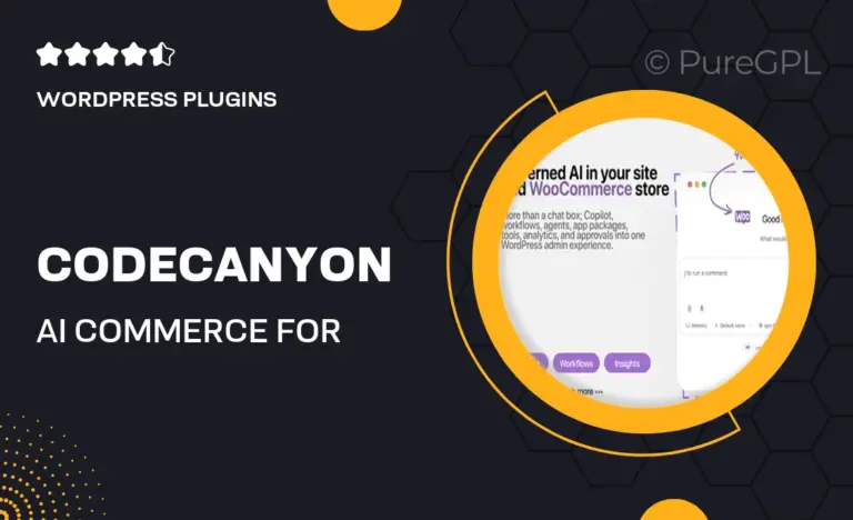 codecanyon ai commerce for woocommerce