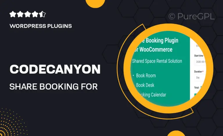 codecanyon share booking for woocommerce