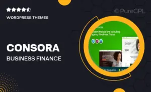 Consora – Business Finance & Consulting WordPress Theme