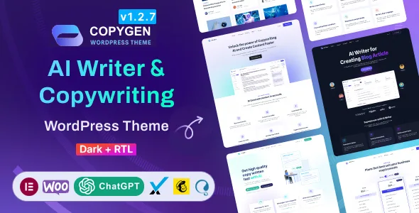copygen ai writer copywriting landing page wordpress theme 2