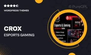 CROX | Esports & Gaming WordPress Theme