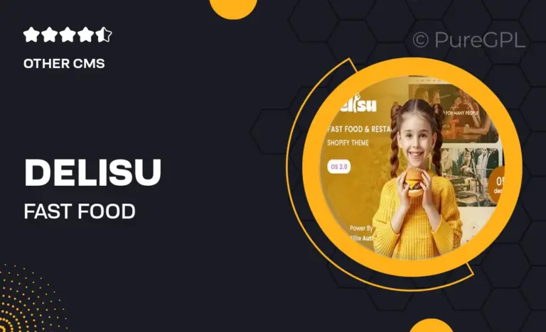 delisu fast food restaurant responsive shopify 2 0 theme