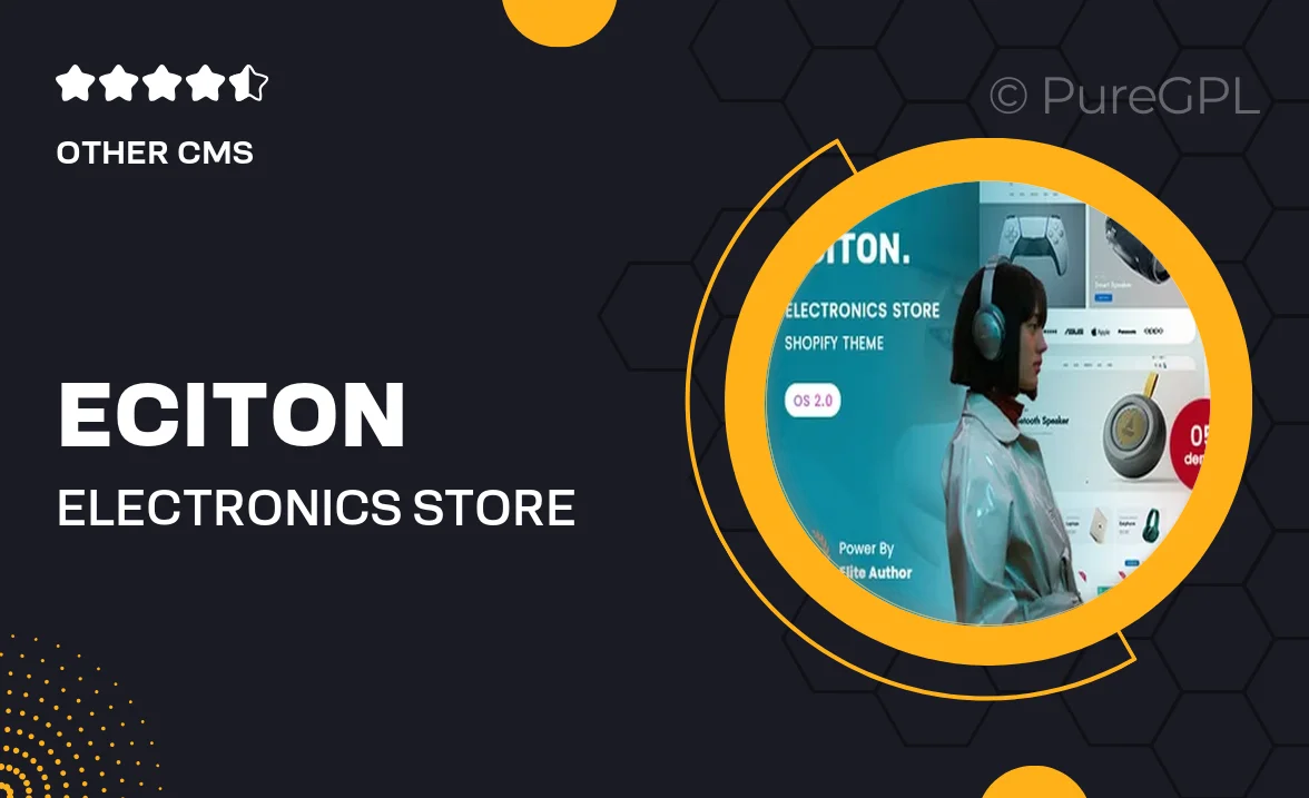 Eciton – Electronics Store Responsive Shopify 2.0 Theme