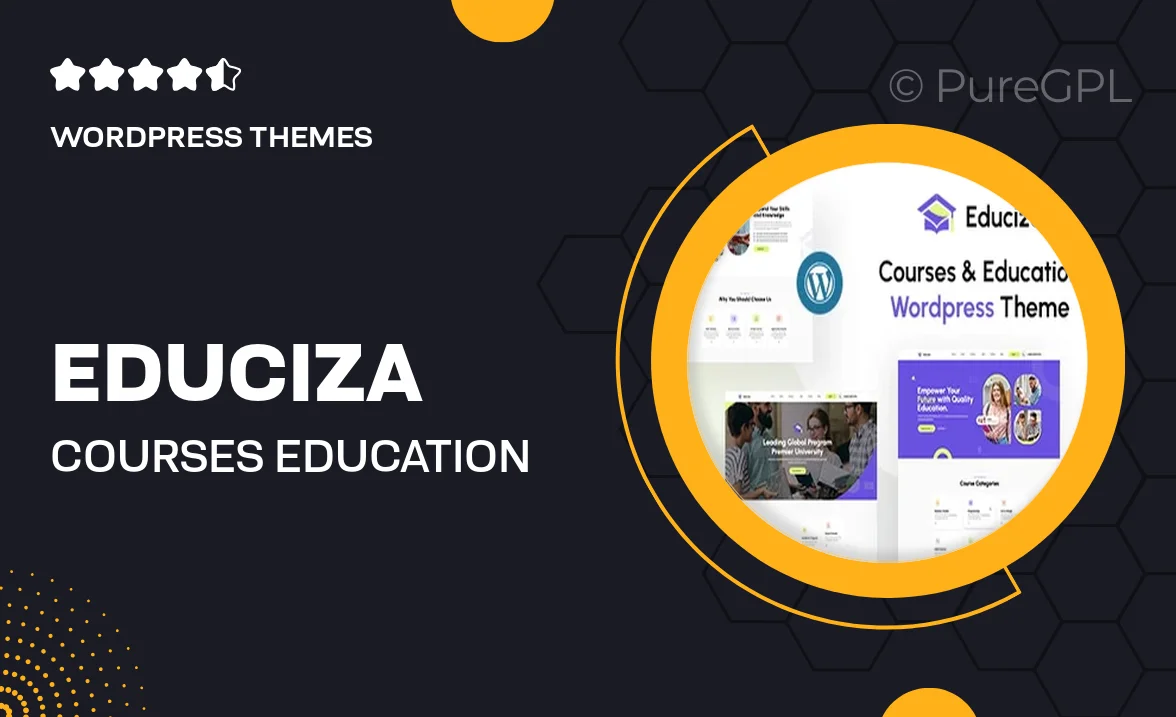 Educiza | Courses & Education WordPress Theme