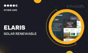 Elaris – Solar & Renewable Energy Elementor Pro Template Kit