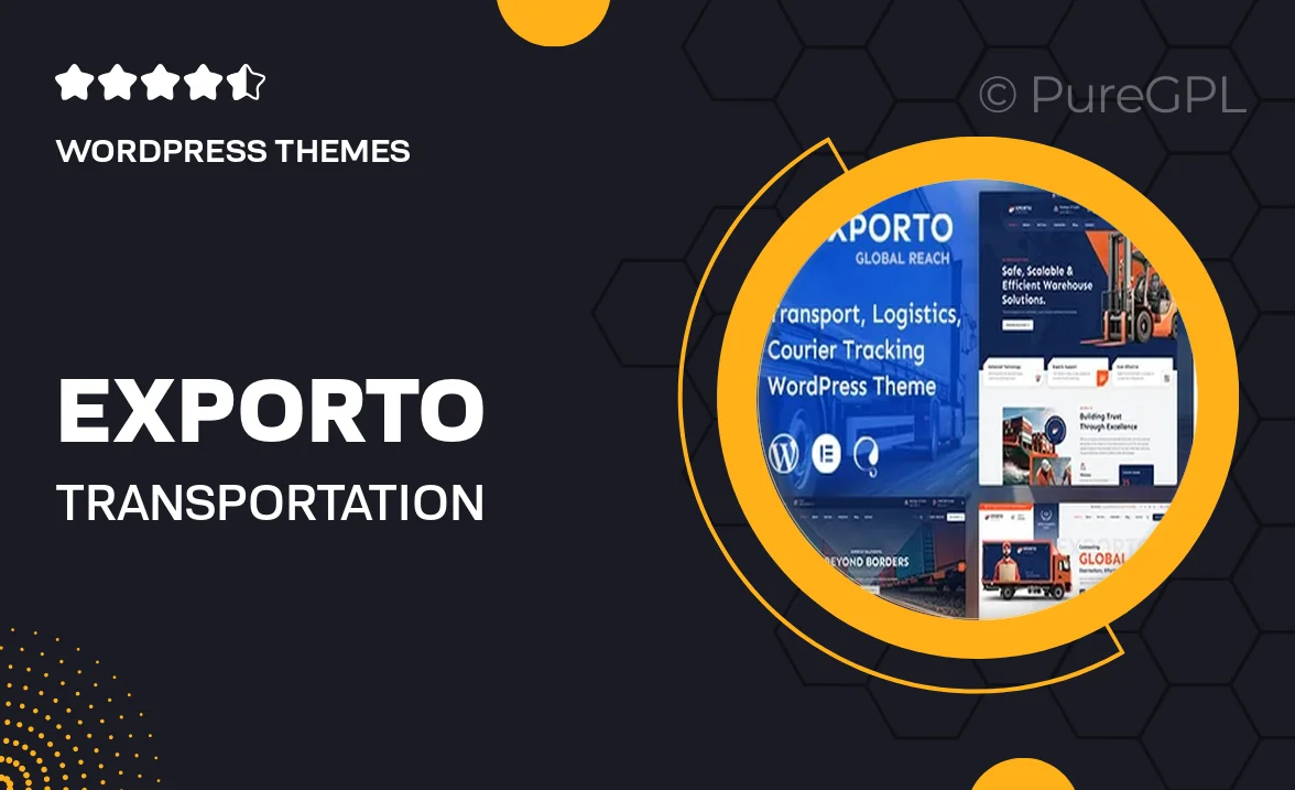 Exporto – Transportation & Logistics WordPress Theme