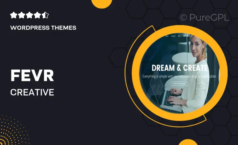 fevr creative multipurpose theme