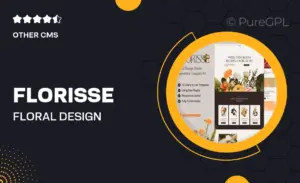 Florisse – Floral Design Studio Elementor Template Kit