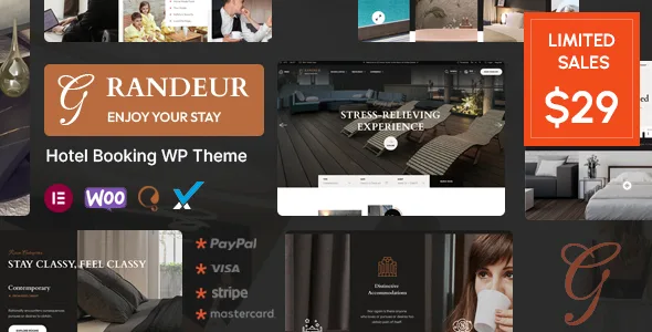 grandeur hotel booking wordpress theme 1