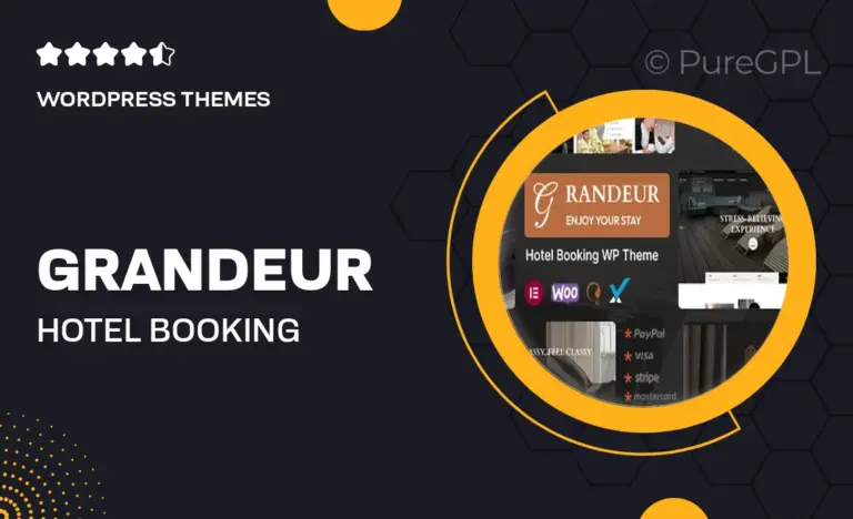 grandeur hotel booking wordpress theme