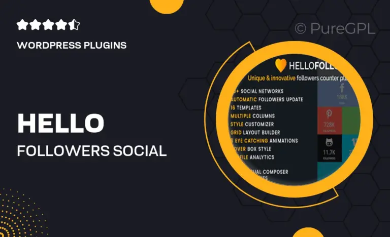 hello followers social counter plugin for wordpress