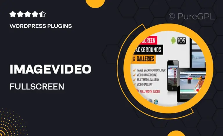image video fullscreen background wordpress plugin