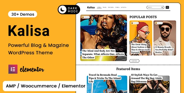 kalisa blog magazine wordpress theme 1