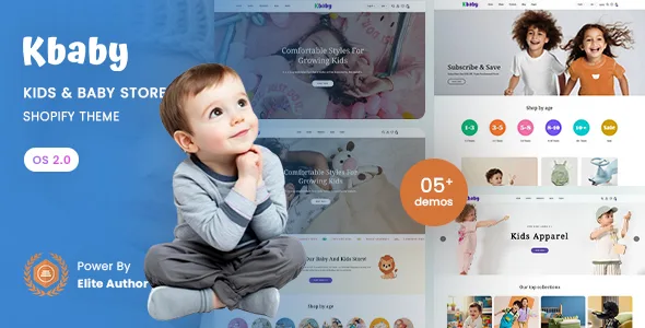 kbaby kids store baby shop shopify 20 theme