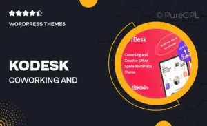 Kodesk – Coworking and Office Space WordPress Theme