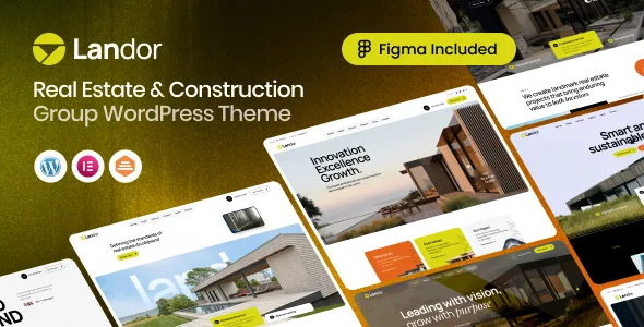 landor real estate construction group wordpress theme 1