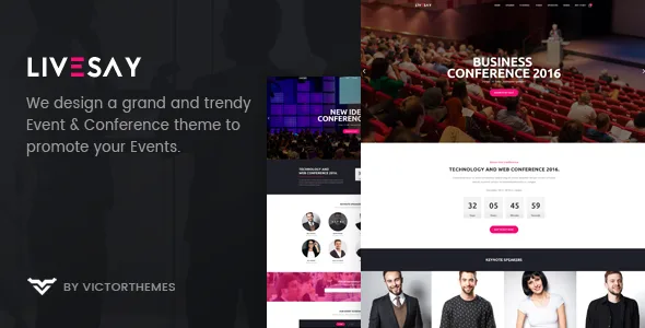 livesay event conference wordpress theme 1