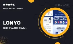 Lonyo – Software, SaaS & Startup WordPress Theme