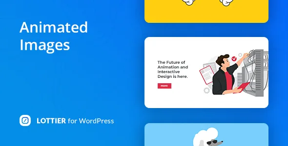 lottier lottie animated images for wordpress editor