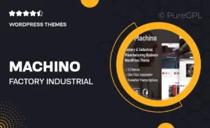 Machino – Factory & Industrial WordPress Theme