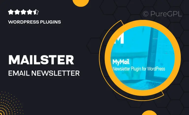 mailster email newsletter plugin