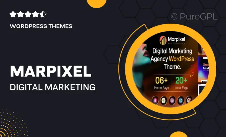 marpixel digital marketing agency wordpress theme