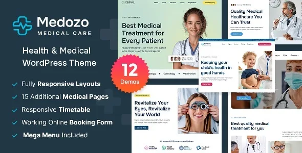 medozo medical premium wordpress theme 1