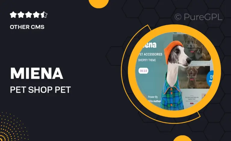 miena pet shop pet accessories shopify 2 0 theme