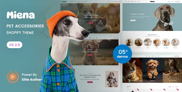 miena pet shop pet accessories shopify 20 theme