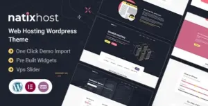Natix – Web Hosting WordPress Theme