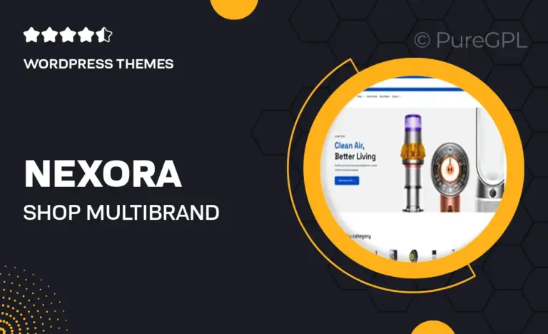 nexora shop multibrand woocommerce theme